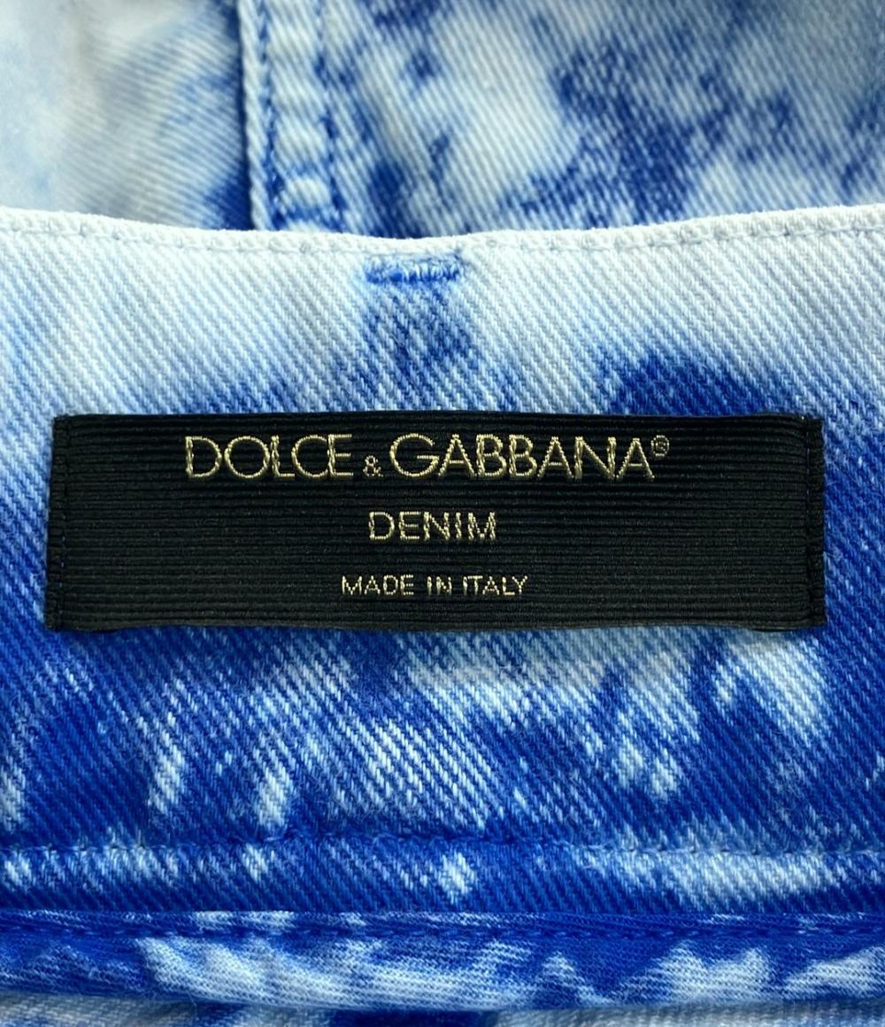 訳あり ドルチェアンドガッバーナ ケミカルウォッシュデニムパンツ レディース SIZE 36 (S) DOLCE&GABBANA