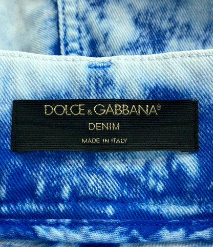 訳あり ドルチェアンドガッバーナ ケミカルウォッシュデニムパンツ レディース SIZE 36 (S) DOLCE&GABBANA