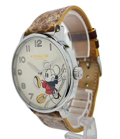 COACH Disney 腕時計 ミッキーマウス クオーツ CA113.4.14.1397 メンズ コーチ ディズニー
