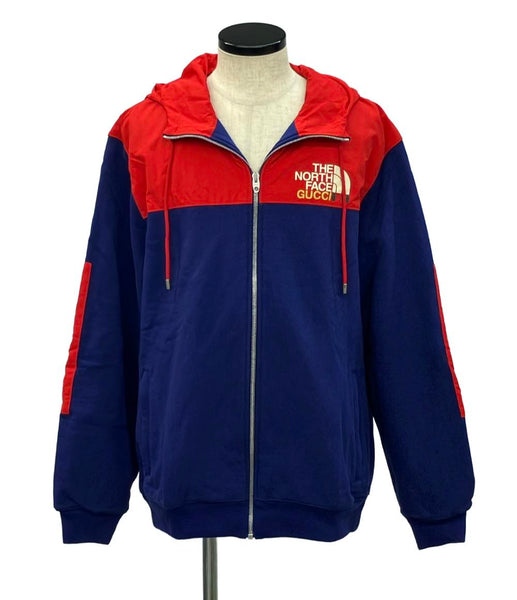 グッチ ナイロンパーカー ジップアップコラボ THE NORTH FACE