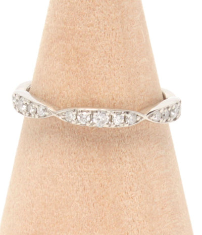 美品 リング 指輪 Pt950 ダイヤ 0.20ct レディース SIZE 9号