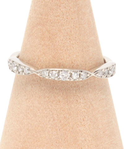美品 リング 指輪 Pt950 ダイヤ 0.20ct レディース SIZE 9号