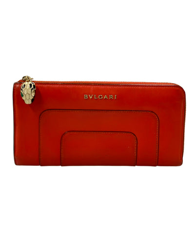 BVLGARI L字ファスナー長財布 レザー レディース ブルガリ