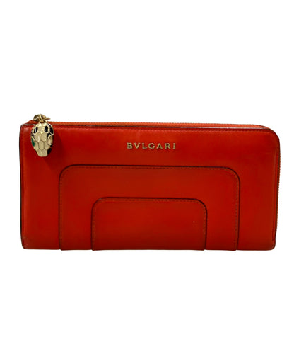 BVLGARI L字ファスナー長財布 レザー レディース ブルガリ