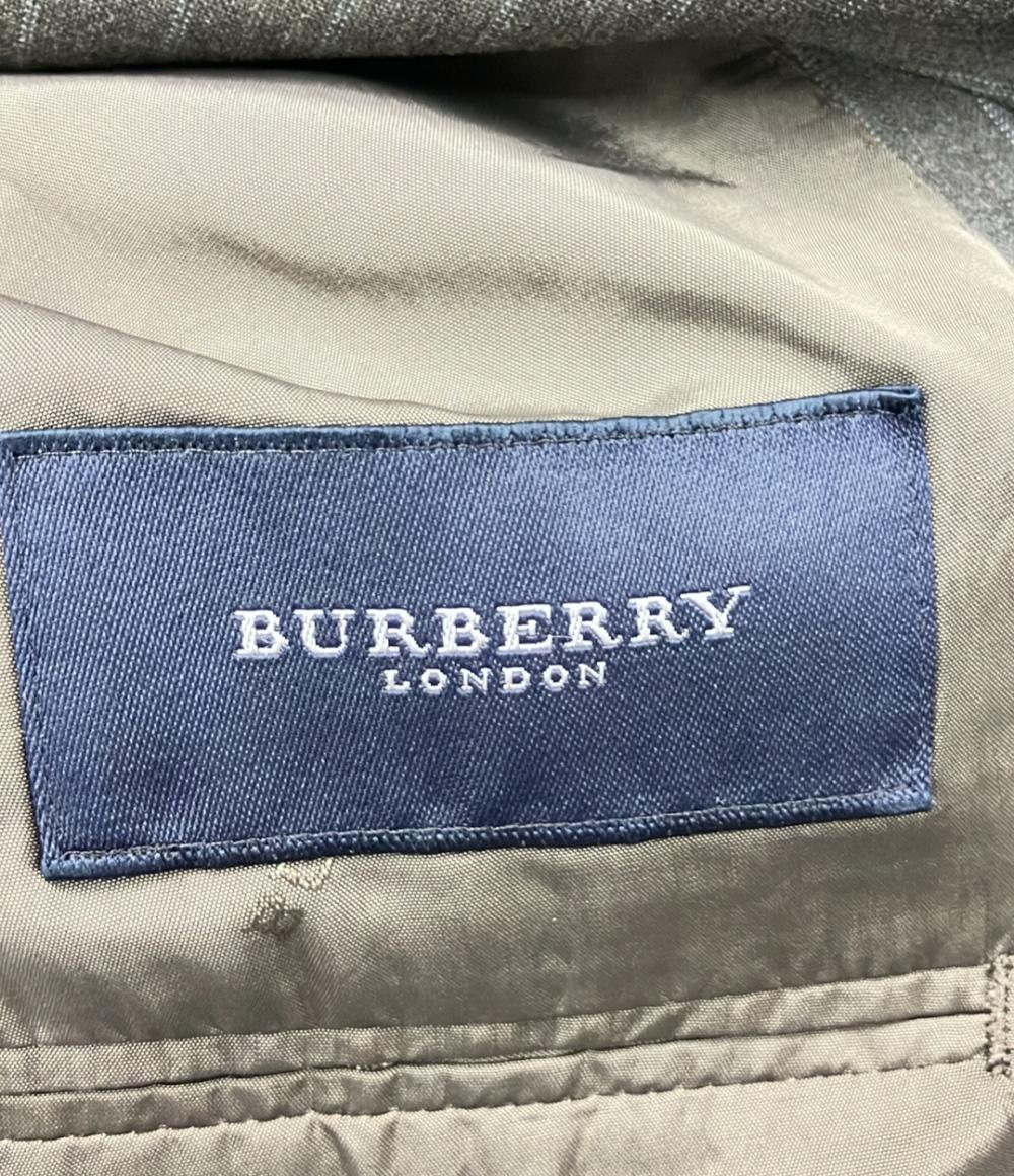 訳あり バーバリー ウールストライプ柄セットアップスーツ メンズ BURBERRY