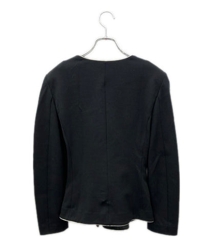 エンポリオ・アルマーニ ノーカラージャケット レディース SIZE 44 (L) Emporio Armani