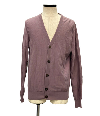 Maison Martin Margiela 長袖カーディガン  エルボーパッチ くすみパープル S30HA0582 Fab メンズ SIZE S メゾンマルタンマルジェラ