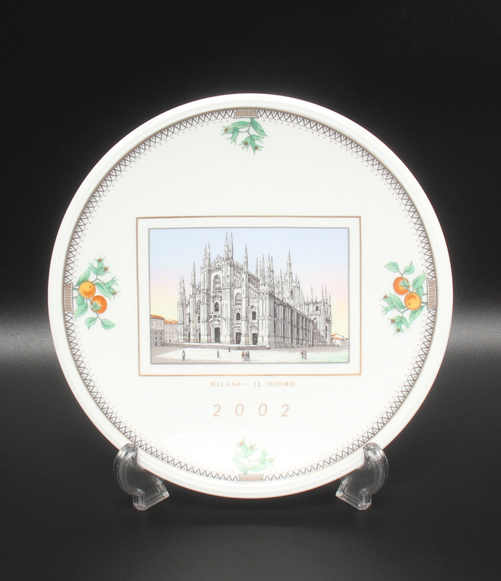 美品 Richard Ginori イヤープレート 飾り皿 21cm 2002 リチャードジノリ
