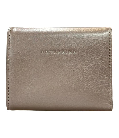 ANTEPRIMA 三つ折り財布 フラワースタッズ レザー レディース アンテプリマ