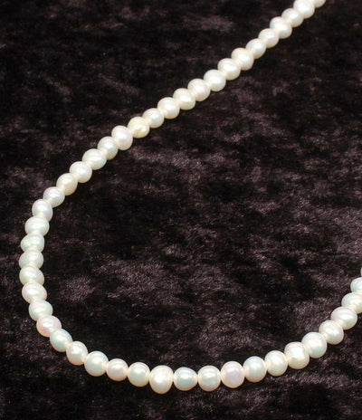 美品 ネックレス SV 淡水パール4-5mm レディース