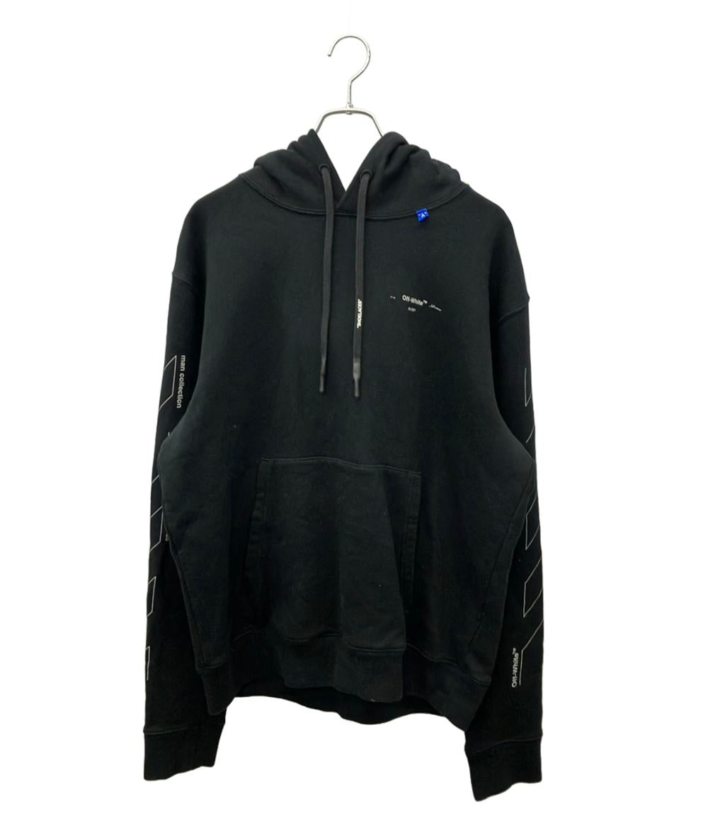 ガニー 長袖パーカー  カットオフ  ショート丈  ダメージ加工 スウェット ロゴ刺繍 Isoli Cropped Oversized Hoodie T3684 レディース SIZE L GANNI GANNI 長袖パーカー カットオフ ショート丈 ダメージ加工 スウェット