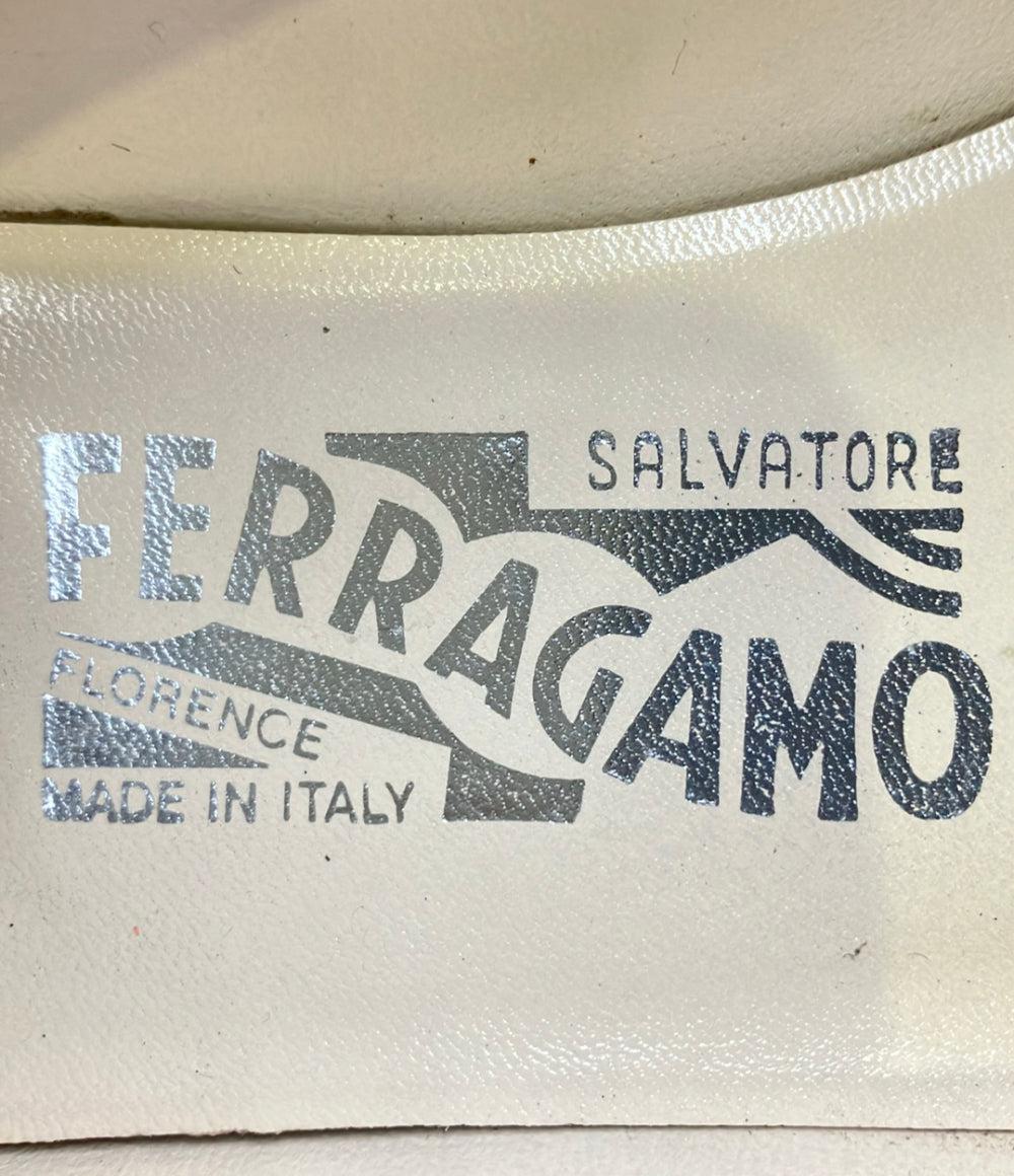 Salvatore Ferragamo スクウェアトゥパンプス 4DB72427 レディース SIZE 6 サルヴァトーレフェラガモ