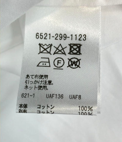 Drawer 長袖ブラウス コットンシアー 切替リボン  23AW 6521-299-1123 レディース SIZE 38 (M) ドゥロワー