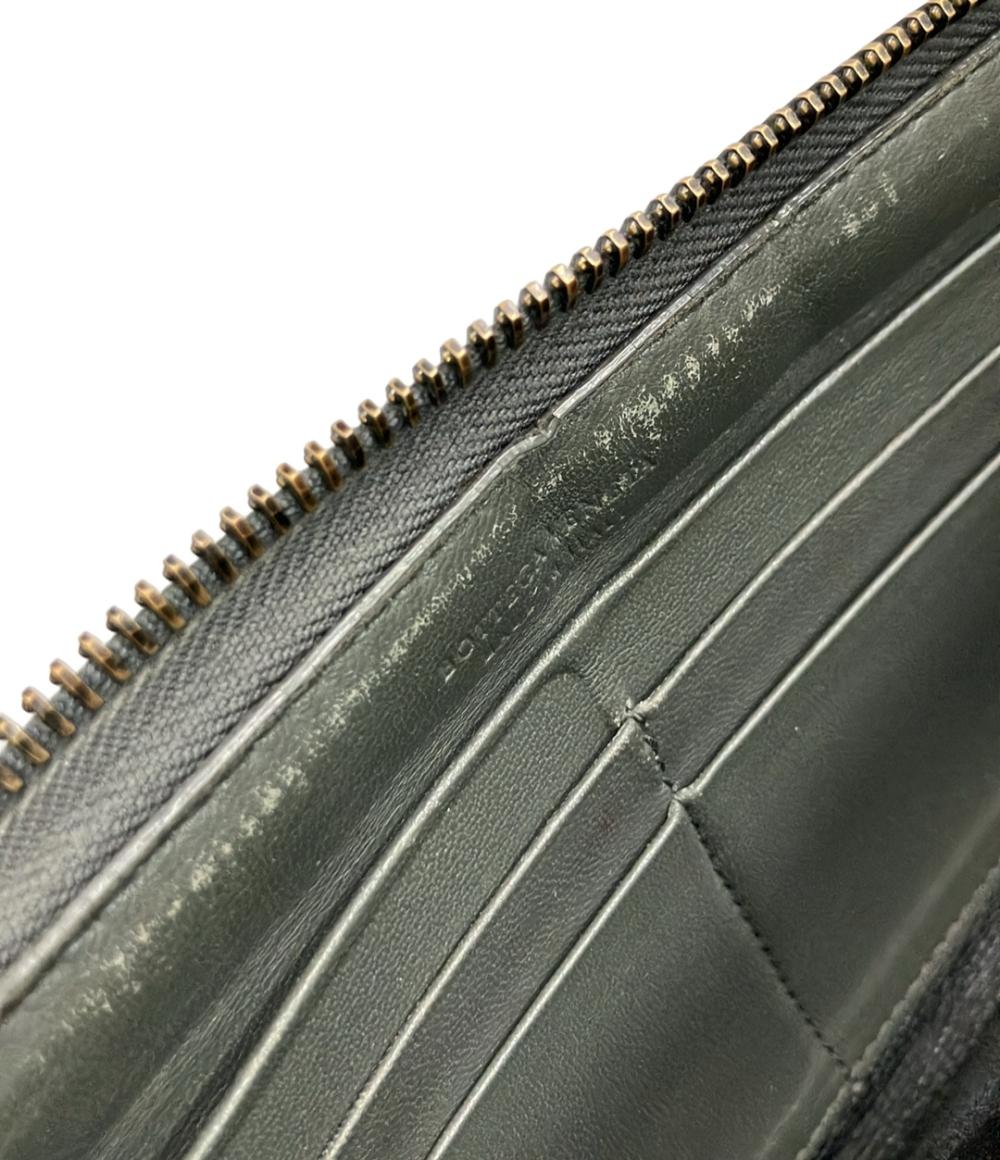 BOTTEGA VENETA ラウンドファスナー長財布 パイソン イントレチャート レディース ボッテガ・ヴェネタ