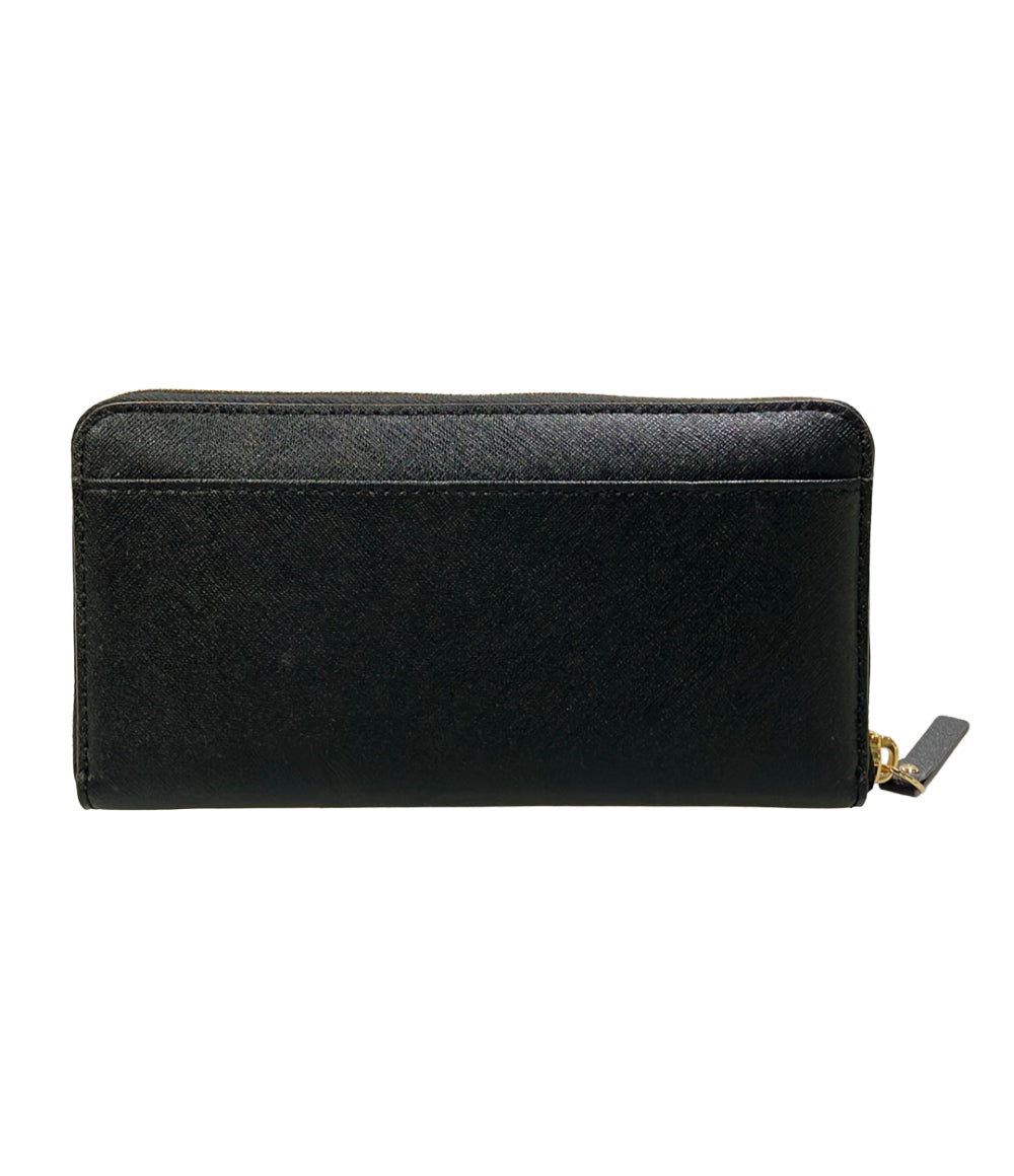 美品 Kate Spade ラウンドファスナー長財布 レザー PWRU3898 レディース ケイトスペード