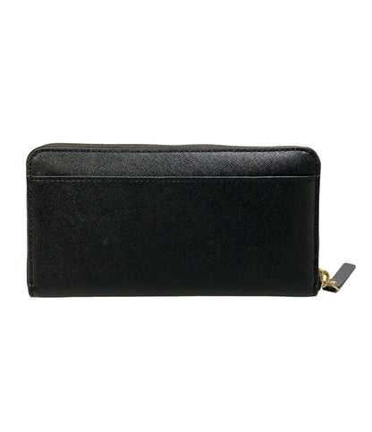 美品 Kate Spade ラウンドファスナー長財布 レザー PWRU3898 レディース ケイトスペード