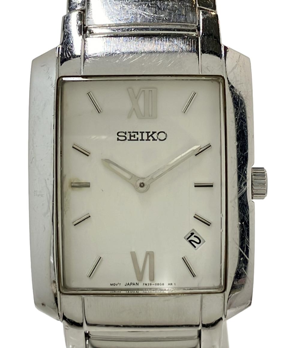 SEIKO 腕時計 クオーツ ホワイト 7N39-0AW0 メンズ セイコー – Rehello