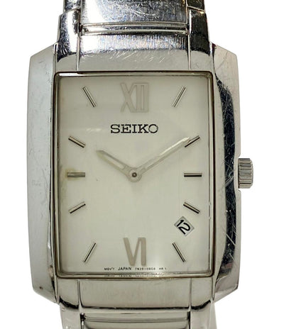 SEIKO 腕時計 クオーツ ホワイト 7N39-0AW0 メンズ セイコー