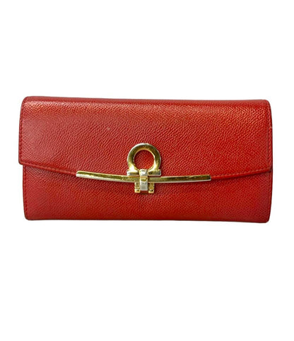 サルバトーレフェラガモ 二つ折り長財布 カードケース付き ガンチーニ JP-22-D150 レディース Salvatore Ferragamo