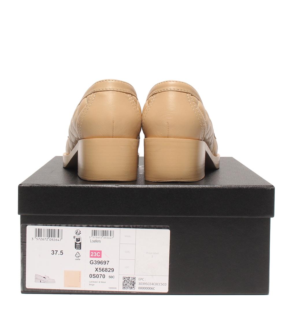 CHANEL ローファー マトラッセ ハートターンロック G39697 レディース SIZE 37.5 (L) シャネル