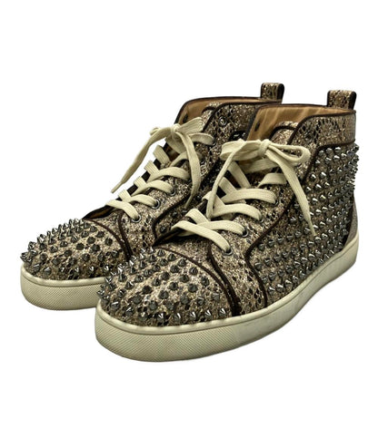 Christian Louboutin ハイカットスニーカー ルイス スパイク メンズ 