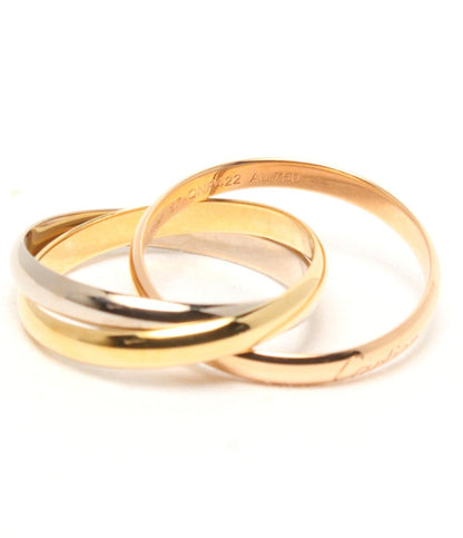 美品 Cartier リング 指輪 K18 トリニティ レディース SIZE 17号 カルティエ