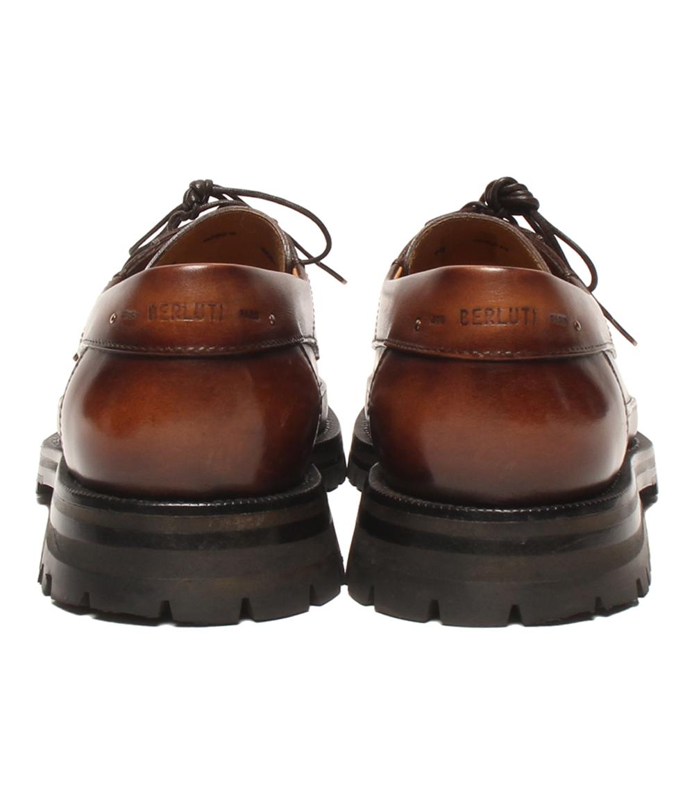 美品 ベルルッティ ドレスシューズ ダービーシューズ Uチップ メンズ SIZE 6 1/2 (S) Berluti