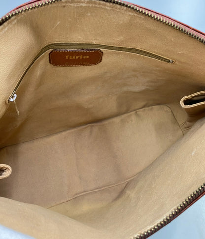 FURLA トートバッグ 肩掛け クロコ型押し レディース フルラ