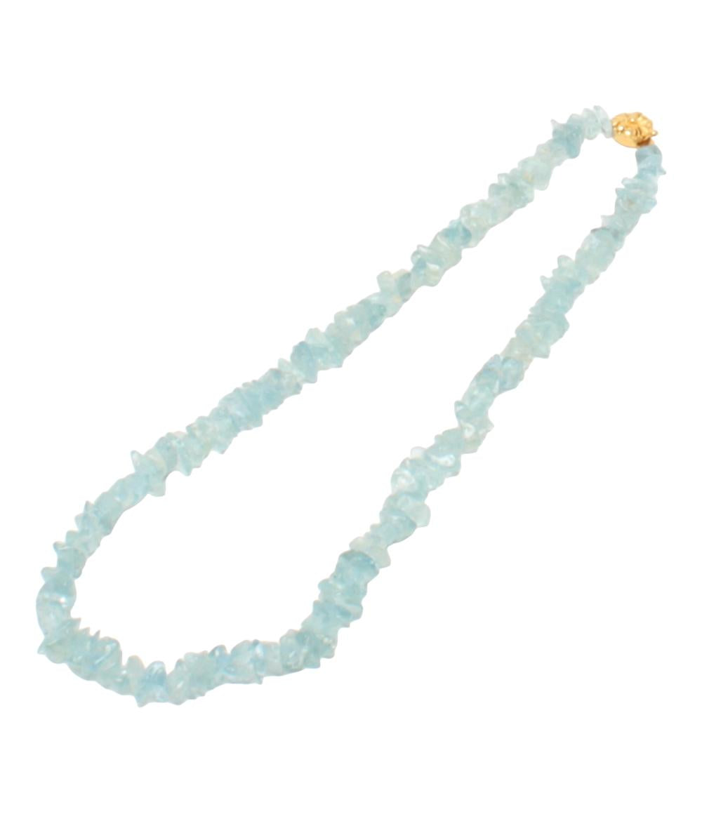 ネックレス SV アクアマリン レディース