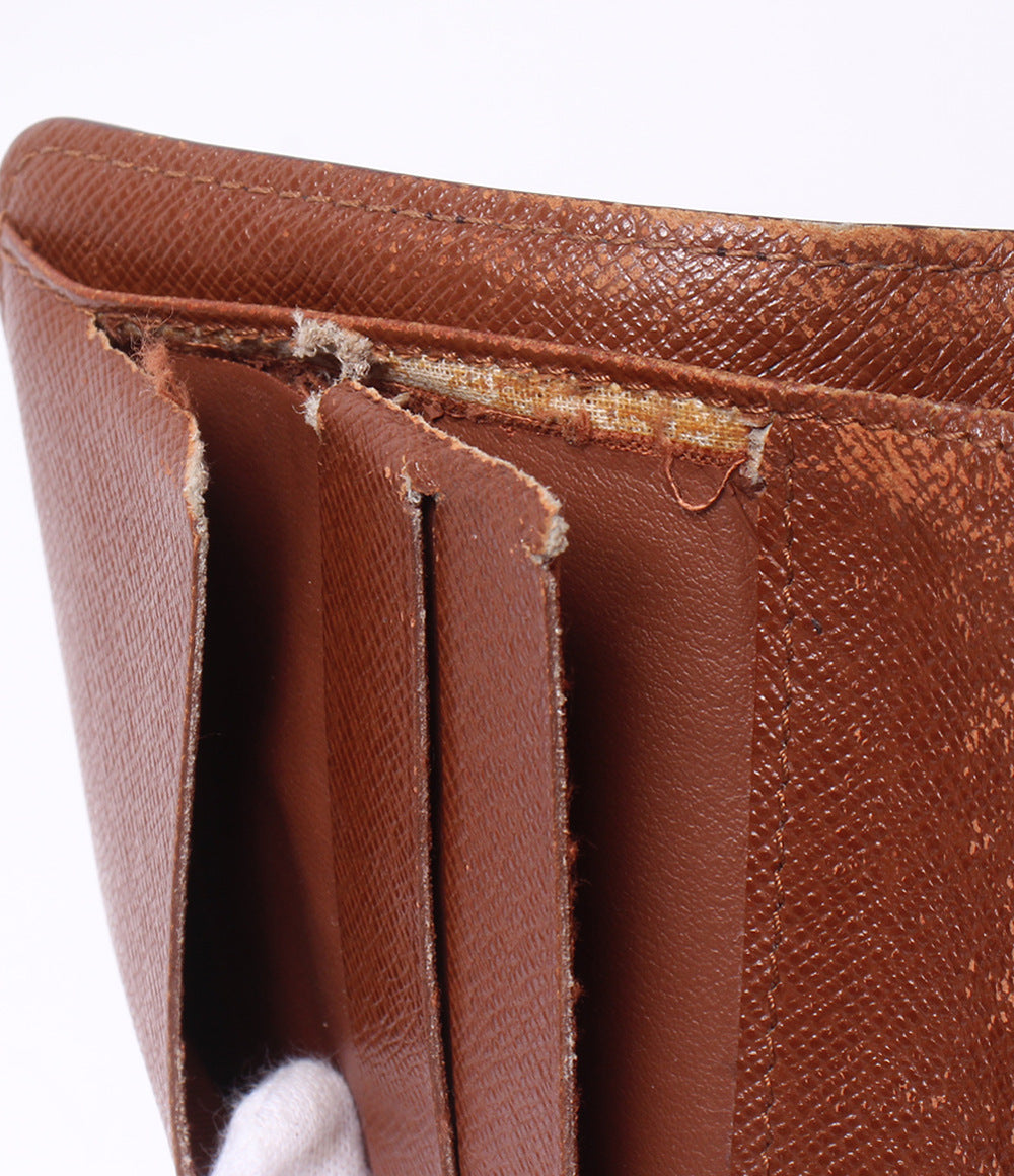 訳あり LOUIS VUITTON 二つ折り財布 コンパクト ジップ モノグラム M61667 レディース メンズ ルイ・ヴィトン
