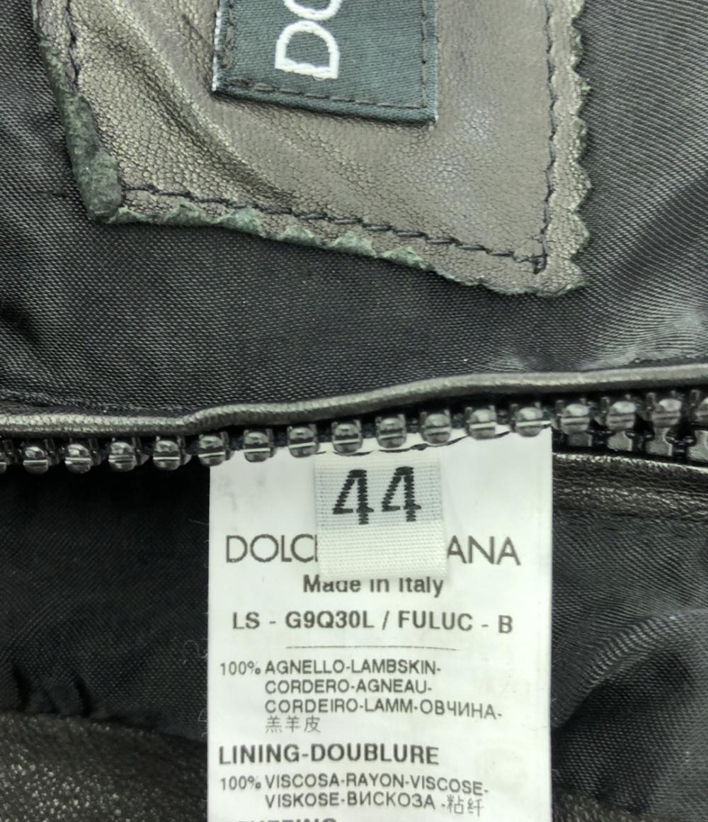 ドルチェアンドガッバーナ レザーキルティングブルゾン メンズ SIZE 44 (S) DOLCE&GABBANA