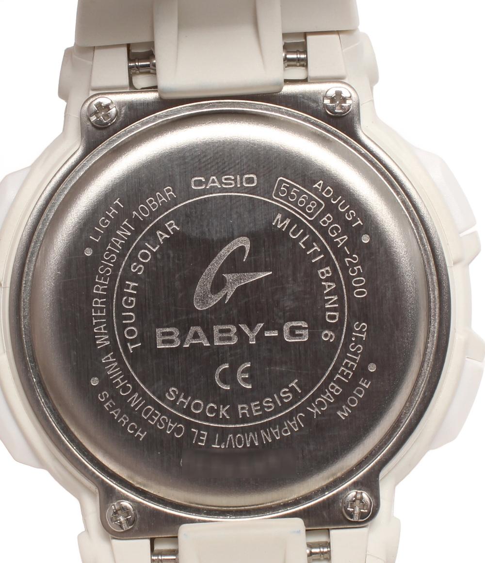 美品 CASIO 腕時計 ビーチトラベラー Baby-G ソーラー BGA-2500 レディース カシオ