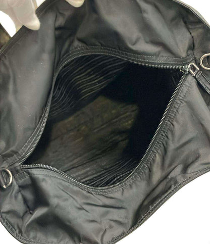 PRADA 2way トートバッグ ショルダーバッグ 斜め掛け ナイロン シルバー金具 レディース プラダ