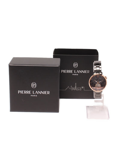 美品 Pierre Lannier. 腕時計 オーストレイル AUSTRALE 自動巻き ブラック系 レディース メンズ ピエールラニエ