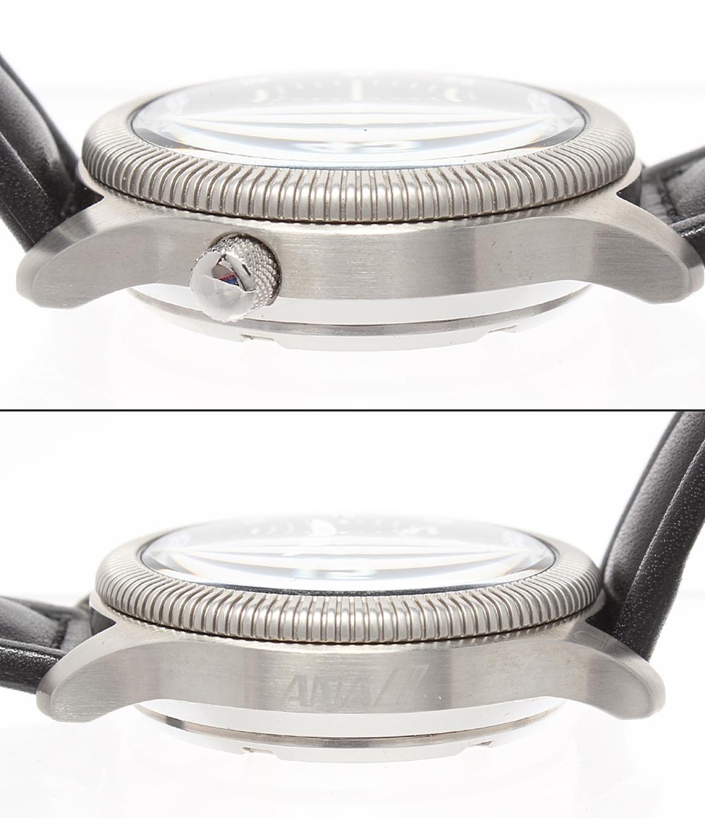 SEIKO 腕時計 ANAコラボ ANAパイロットモデル 自動巻き ブラック 7S26