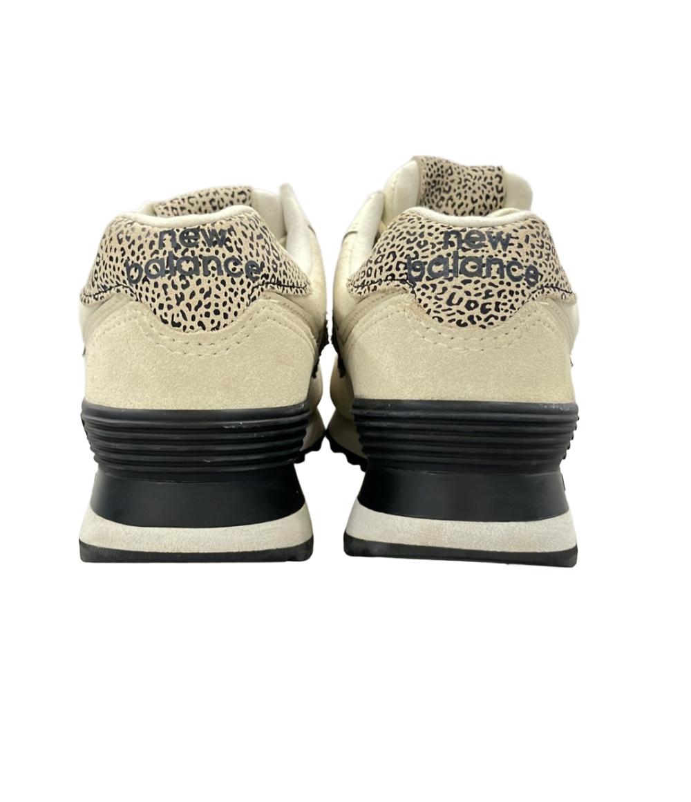 NEW BALANCE ローカットスニーカー ヒョウ柄 WL574AND レディース SIZE 22.0 (XS) ニューバランス