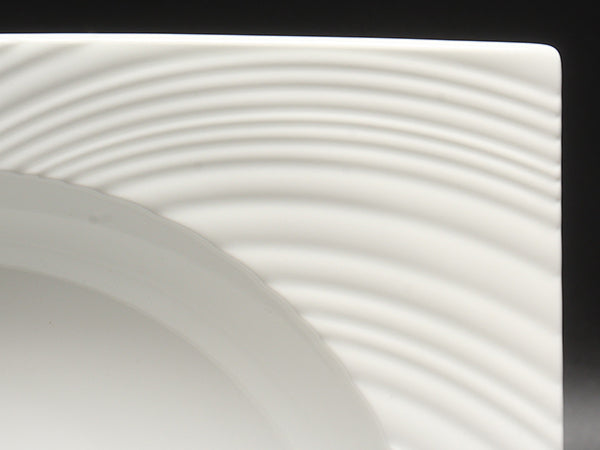 美品 WEDGWOOD スクエアボウル パスタプレート 皿 23cm エスリアル ETHEREAL ウエッジウッド