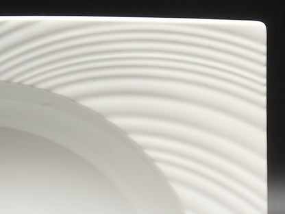 美品 WEDGWOOD スクエアボウル パスタプレート 皿 23cm エスリアル ETHEREAL ウエッジウッド