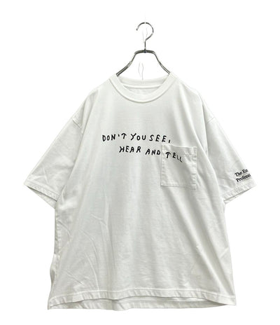 ENNOY 半袖Tシャツ DON‘T YOU SEE, HEAR AND TELL 胸ポケット メンズ SIZE L エンノイ
