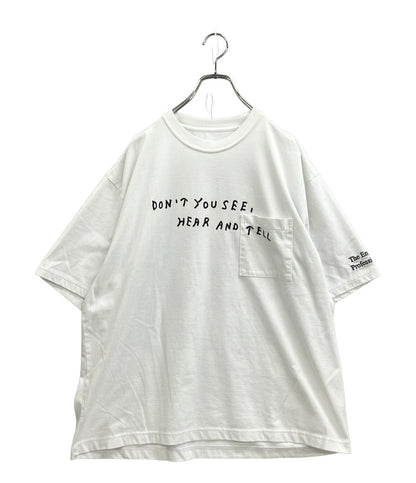 ENNOY 半袖Tシャツ DON‘T YOU SEE, HEAR AND TELL 胸ポケット メンズ SIZE L エンノイ