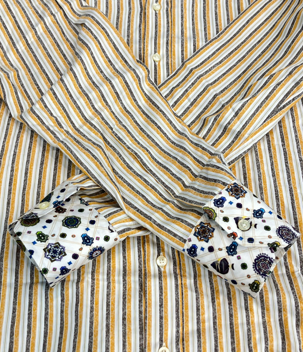 ETRO 長袖 シャツ ストライプ 111-12904-6121 メンズ SIZE 41 エトロ