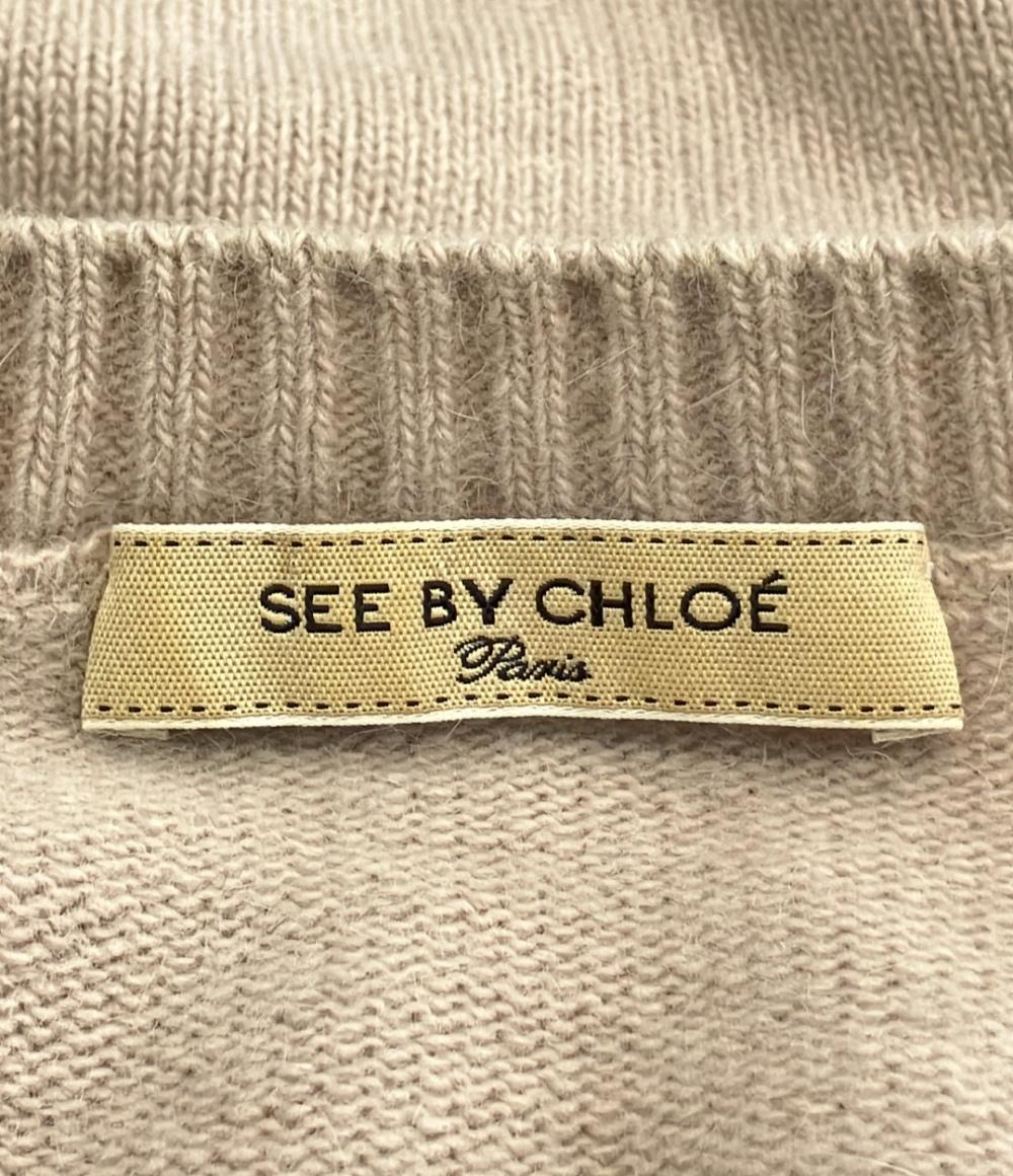 SEE BY CHLOE 長袖 ロゴ ニット レディース SIZE 40 (S) シーバイクロエ
