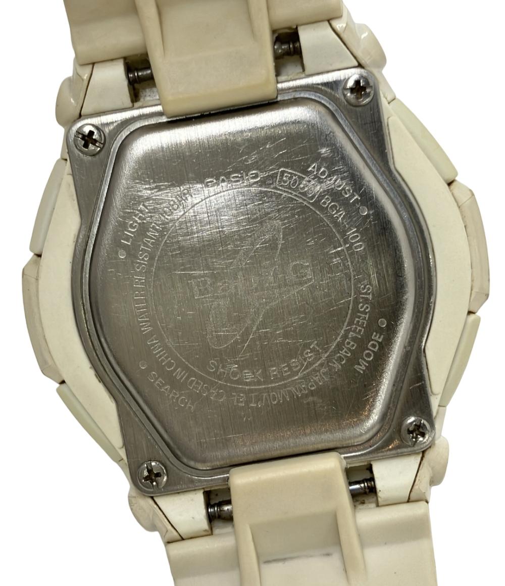 CASIO 腕時計 クオーツ シルバー BGA-100 レディース カシオ