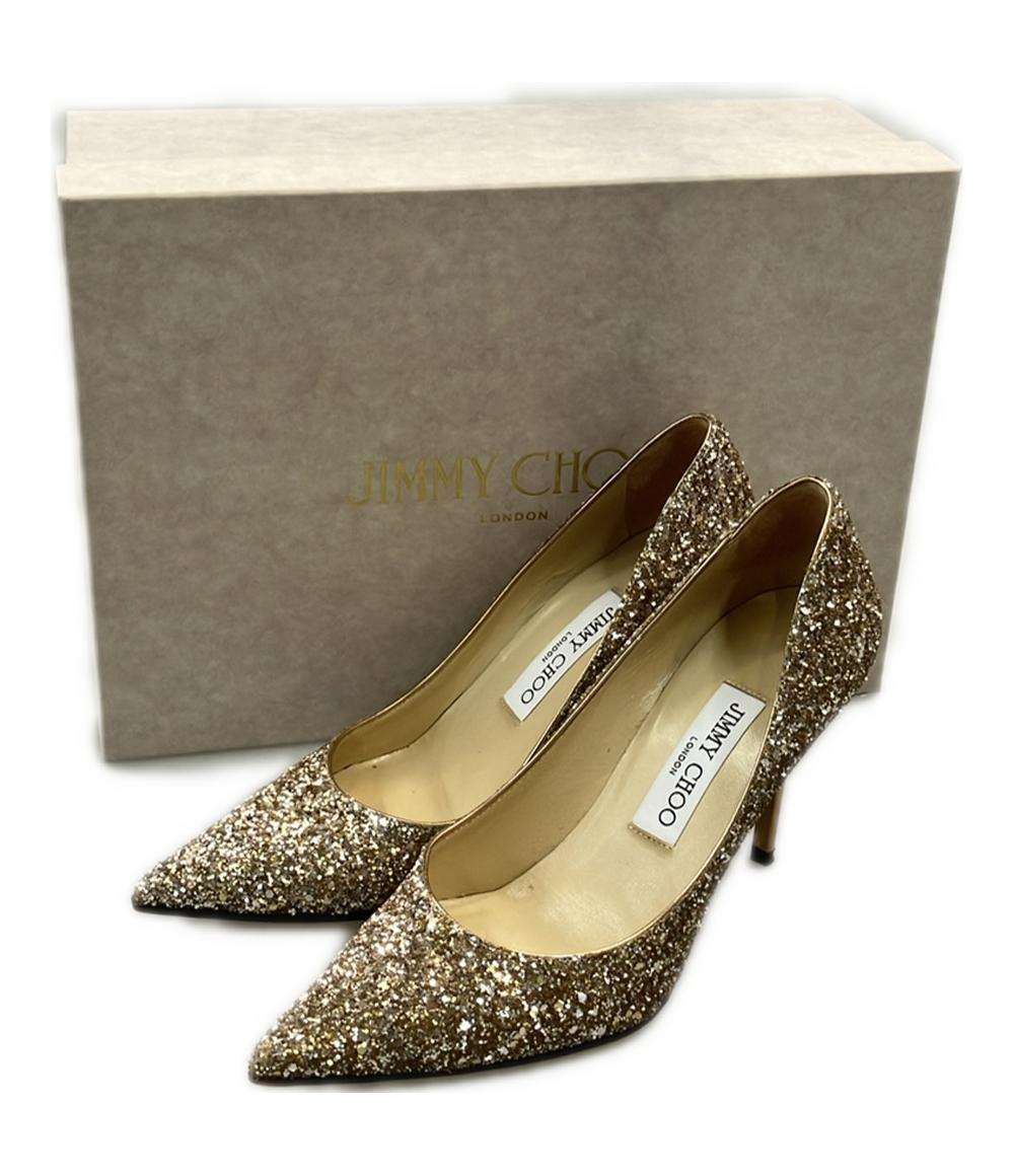 ！！専用！！美品ジミーチュウグリッターポインテッドトゥパンプス36.5 パンプス Jimmy Choo ポインテッドトゥパンプス グリッター レディース SIZE 36