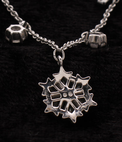 美品 SWAROVSKI ネックレス 雪モチーフ レディース スワロフスキー