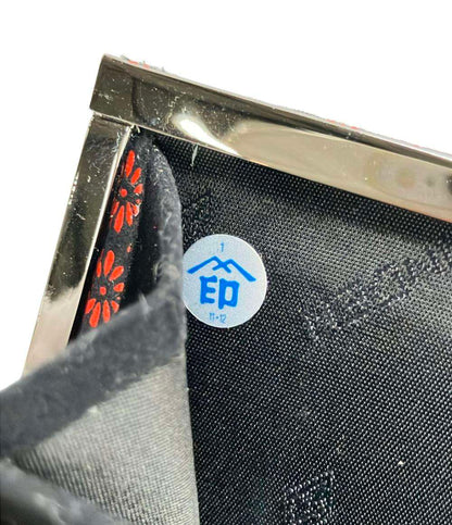 INDENYA 三つ折りがま口財布 レディース 印傳屋