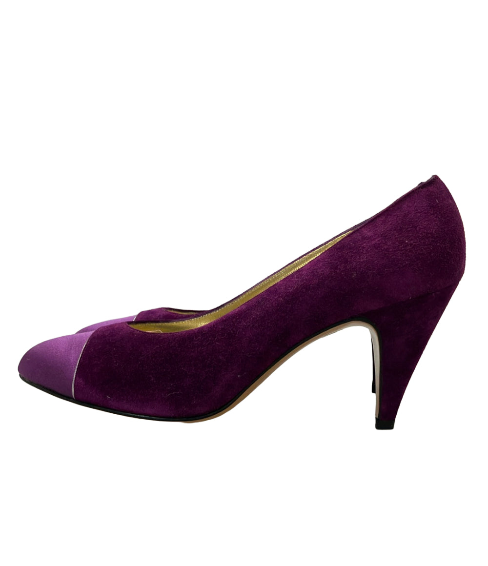 Salvatore Ferragamo スウェードパンプス DF 24146 171 レディース SIZE 8 サルヴァトーレフェラガモ