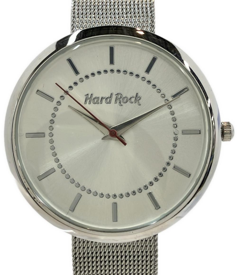 ハードロック 腕時計 クオーツ シルバー メンズ HARD ROCK