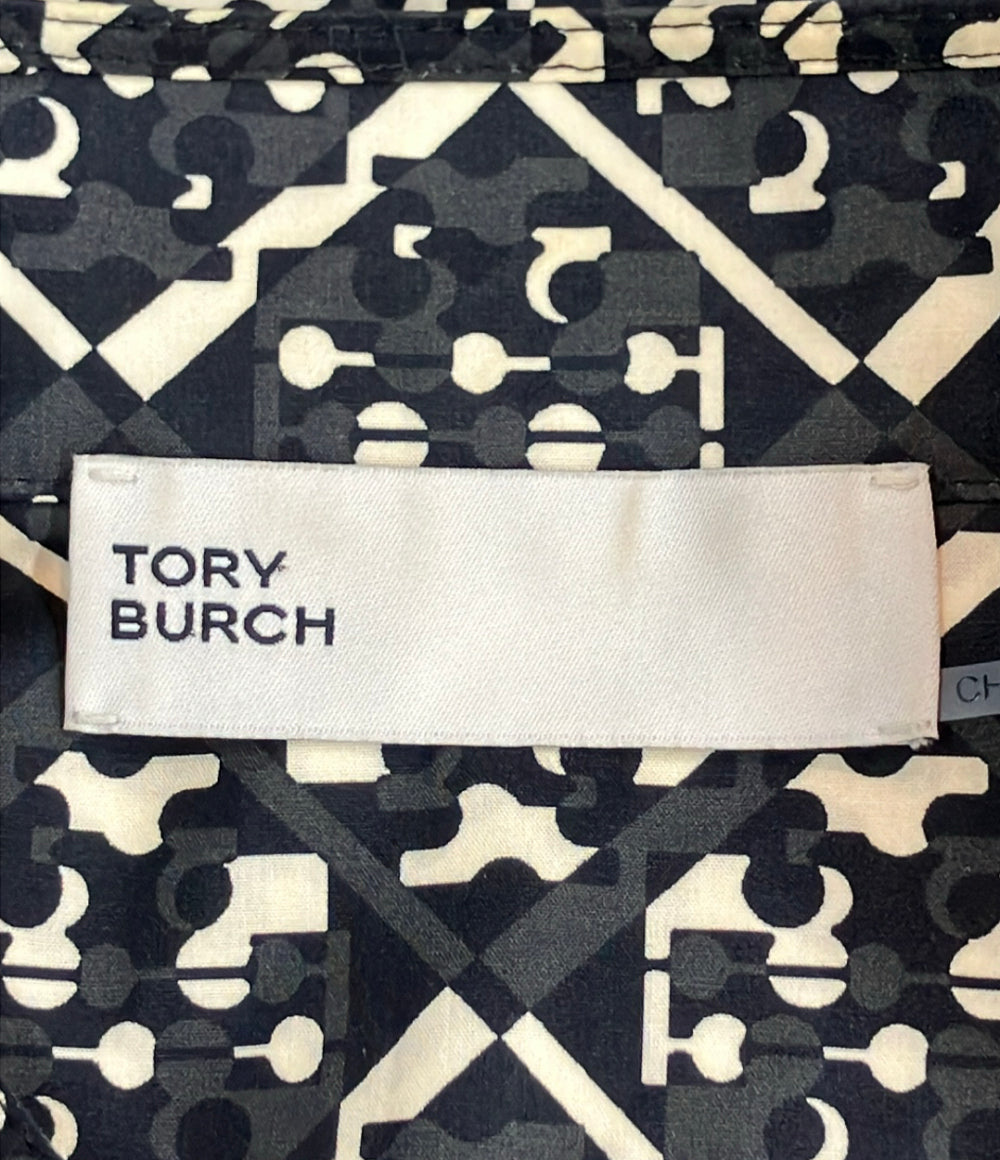 美品 Tory Burch 長袖 ワンピース 10005610 レディース SIZE 2 トリーバーチ