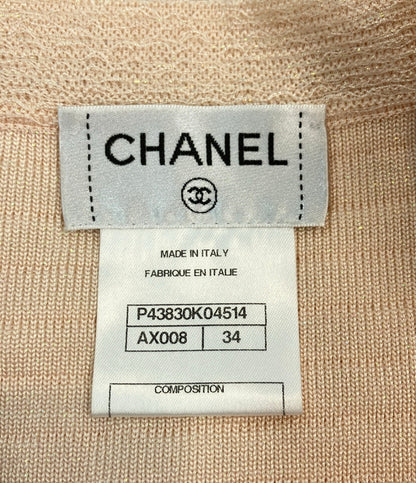 美品 CHANEL 長袖カーディガン P43830K04514 レディース SIZE 34 (S) シャネル